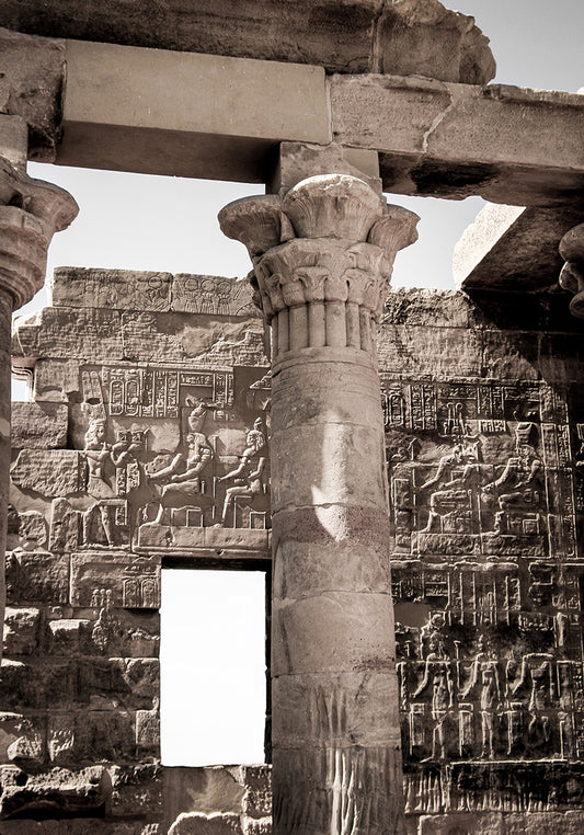 HIEROGLYPHS AND PILLARS